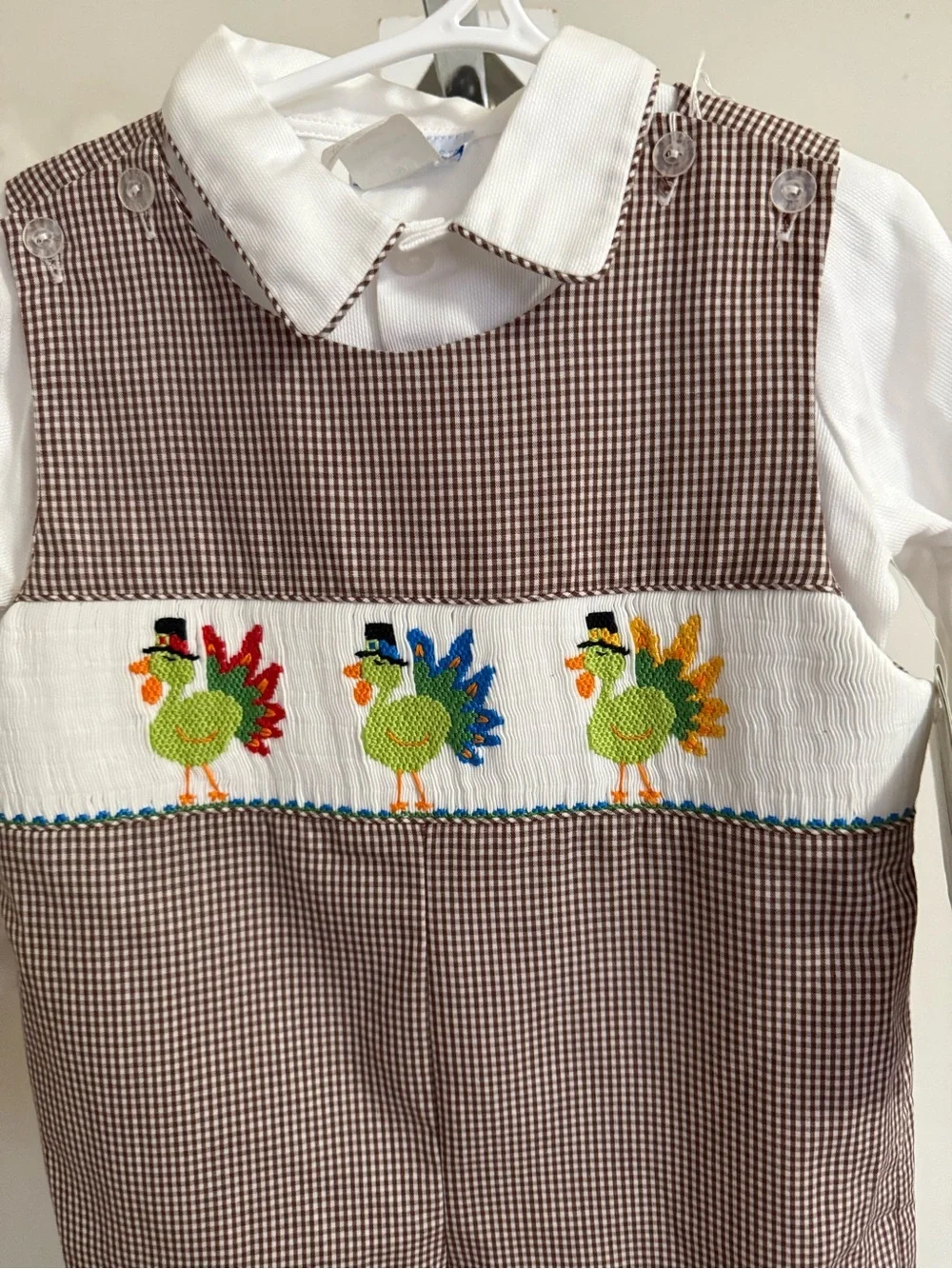 NWT Vive la Fete Smocked Thanksgiving Outfit